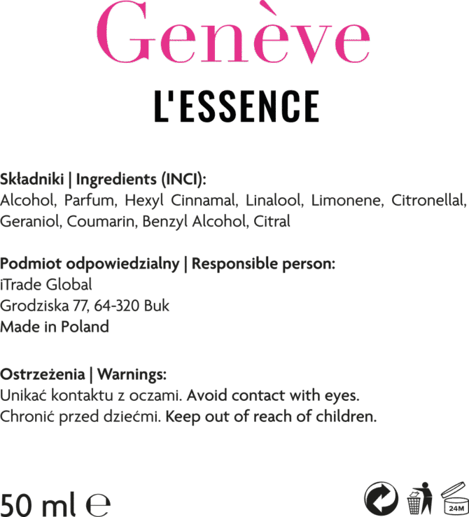 Geneve - etykieta